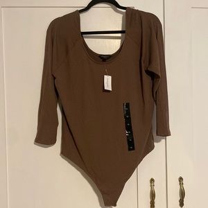 NWT: Banana Republic Taupe Bodysuit